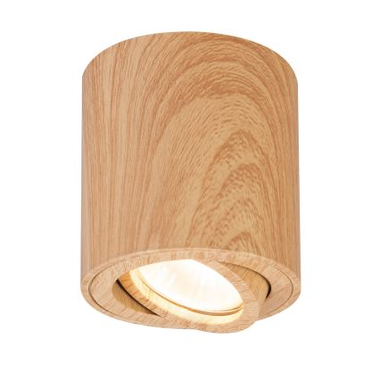 Brilagi - LED RGBW dimeriuojamas taškinis šviestuvas MIA 1xGU10/4,8W/230V 3000K 84x80 mm rudas + nuotolinio valdymo pultas