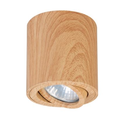 Brilagi - LED RGBW dimeriuojamas taškinis šviestuvas MIA 1xGU10/6W/230V 3000K 84x80 mm rudas + nuotolinio valdymo pultas