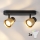 Brilagi - LED RGBW reguliuojamas taškinis šviestuvas NUGGET 2xGU10/4,8W/230V 3000K juodas/auksinis + nuotolinio valdymo pultas