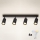 Brilagi - LED RGBW reguliuojamas taškinis šviestuvas SELE 4xGU10/4,8W/230V 3000K juodas + nuotolinis valdymas