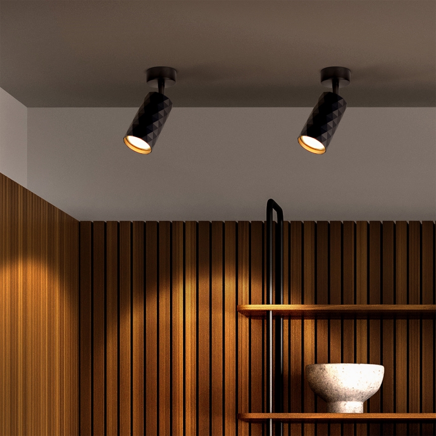 Brilagi - LED RGBW dimeriuojamas taškinis šviestuvas SELE DIAMANT 1xGU10/6W/230V 3000K Wi-Fi juodas