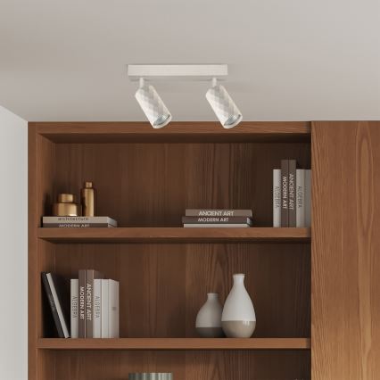 Brilagi - LED RGBW dimeriuojamas taškinis šviestuvas SELE DIAMANT 2xGU10/6,5W/230V 2700-6500K Wi-Fi baltas