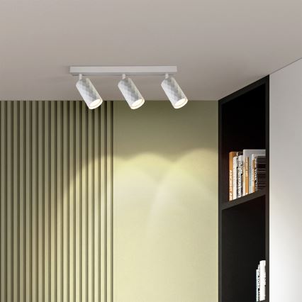 Brilagi - LED RGBW dimeriuojamas taškinis šviestuvas SELE DIAMANT 3xGU10/6,5W/230V 2700-6500K Wi-Fi balta