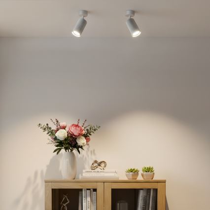 Brilagi - LED RGBW reguliuojamas taškinis šviestuvas SELE MODERN 1xGU10/4,8W/230V 3000K baltas + nuotolinis valdymas