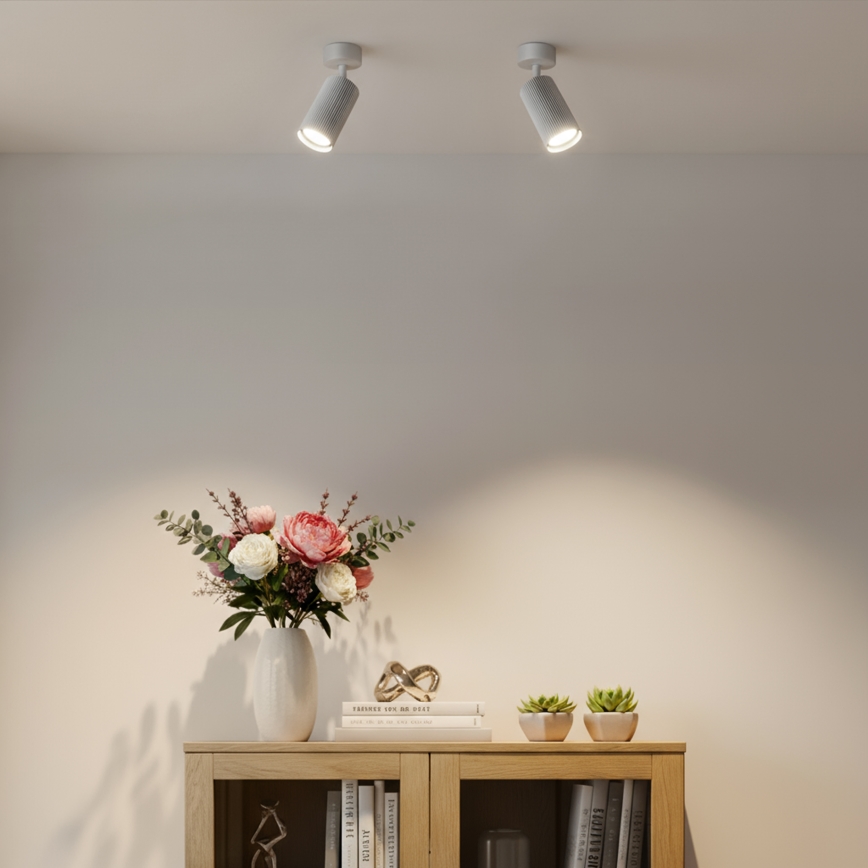 Brilagi - LED RGBW reguliuojamas taškinis šviestuvas SELE MODERN 1xGU10/4,8W/230V 3000K baltas + nuotolinis valdymas