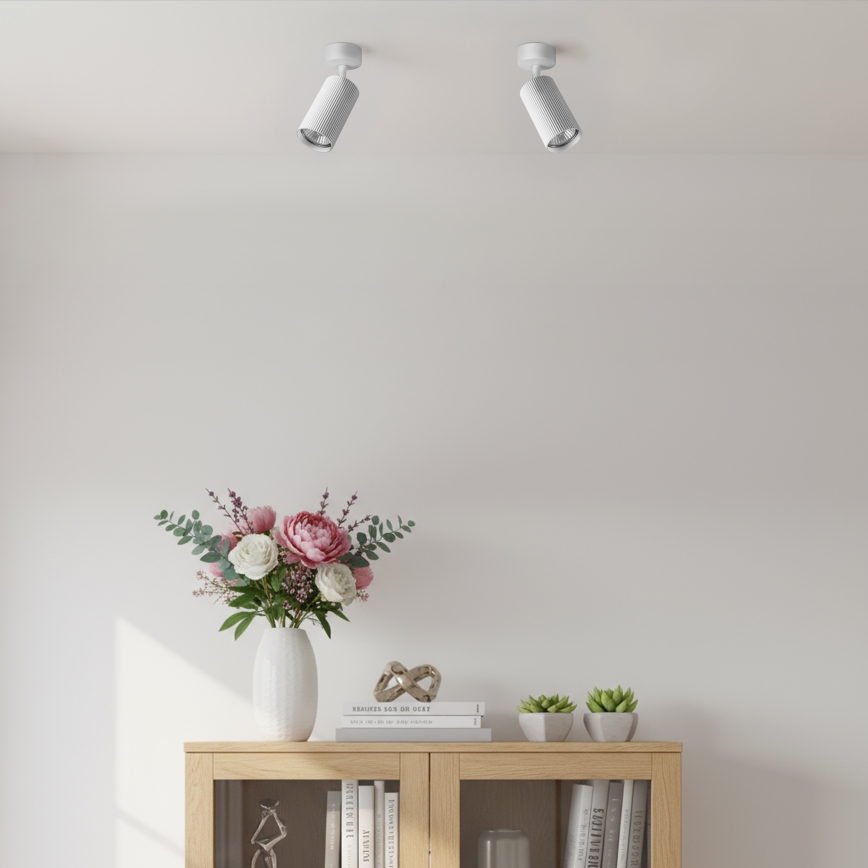 Brilagi - LED RGBW reguliuojamas taškinis šviestuvas SELE MODERN 1xGU10/4,8W/230V 3000K baltas + nuotolinis valdymas