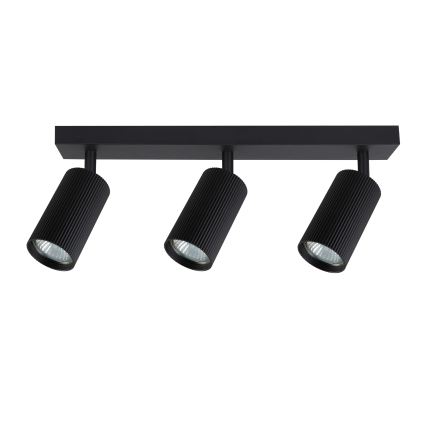 Brilagi - LED RGBW dimeriuojamas taškinis šviestuvas SELE MODERN 3xGU10/4,8W/230V 3000K juodas + nuotolinis valdymas