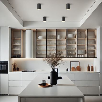 Brilagi - LED RGBW dimeriuojamas taškinis šviestuvas TRINE 1xGU10/30W/230V 2700-6500K Wi-Fi juodas/auksinis