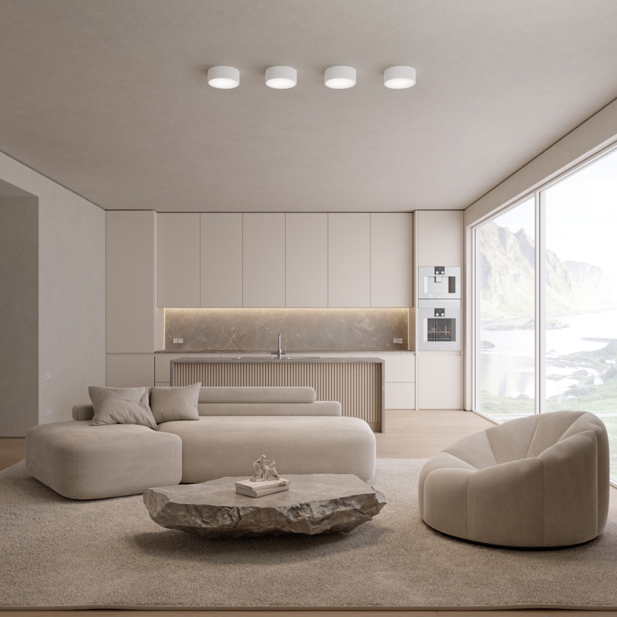 Brilagi - LED RGBW dimeriuojamas vonios lubinis šviestuvas CLARE 1xE27/9W/230V 2700-6500K skersmuo 20 cm IP54 Wi-Fi baltas