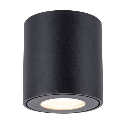 Brilagi - LED RGBW reguliuojamas vonios šviestuvas MIA 1xGU10/4,8W/230V 3000K 84x80 mm juodas IP54 + nuotolinis valdymas
