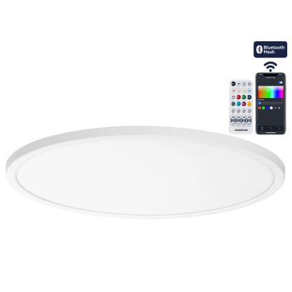 Brilagi - LED RGBW dimeriuojamas lubinis šviestuvas VIBE LED/36W/230V 3000-6500K Ø 40 cm baltas + nuotolinio valdymo pultas