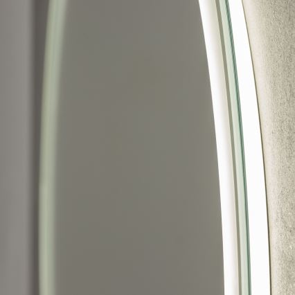 Brilagi - LED RGBW vonios šildomas veidrodis AVA PRO LED/18W/230V Ø 60 cm IP44 CRI 90 reguliuojamas ryškumas + CCT