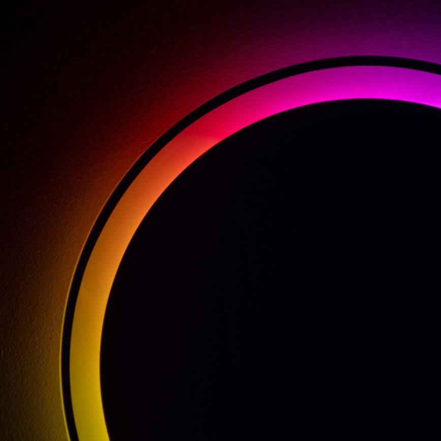 Brilagi - LED RGBW vonios šildomas veidrodis AVA PRO LED/18W/230V Ø 60 cm IP44 CRI 90 reguliuojamas ryškumas + CCT