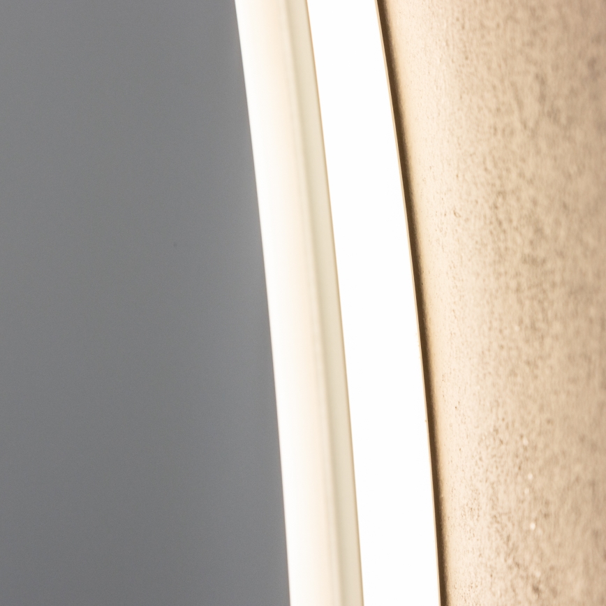 Brilagi - LED RGBW vonios šildomas veidrodis CLARA PRO LED/18,5 W/230 V Ø 60 cm IP44 CRI 90 reguliuojamas (dimeris) + CCT