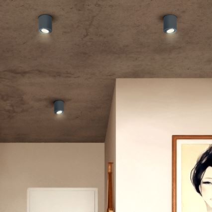 Brilagi - LED RGBW reguliuojamas įleidžiamas taškinis šviestuvas MIA 1xGU10/6W/230V 3000K 84x80 mm antracitas + nuotolinis valdiklis