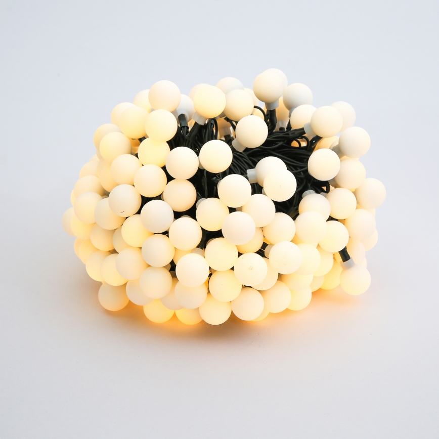 Brilagi - LED Saulės Dekoratyvinė girlianda BUBBLE 200xLED/8 funkcijos 20m IP65 šilta balta