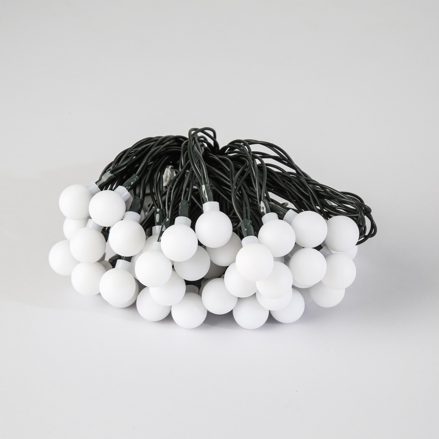 Brilagi - LED Saulės Dekoratyvinė girlianda BUBBLE 50xLED/8 funkcijos 7m IP65 šilta balta 600 mAh
