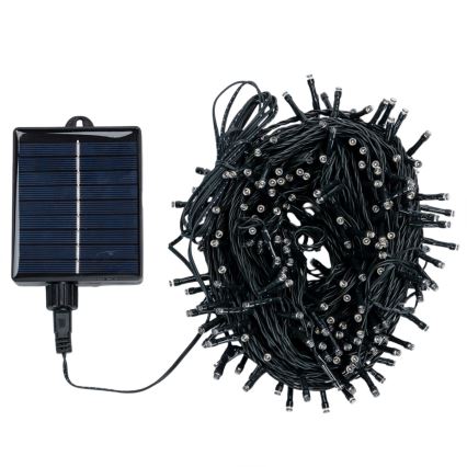 BRILAGI - LED saulės kalėdinė girlianda 300 LED/8 funkcijų 32 m 1200 mAh IP65 šaltai balta