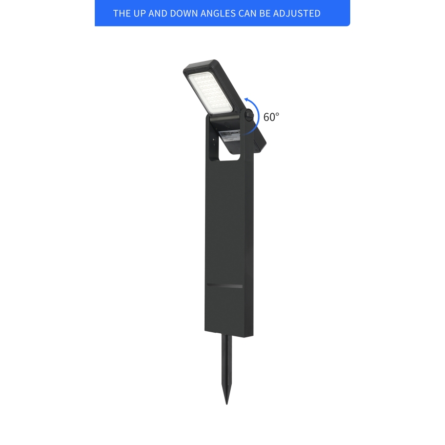 Brilagi - LED Saulės lempa SUN SPIKE LED/4W/3,7V 2200 mAh IP44