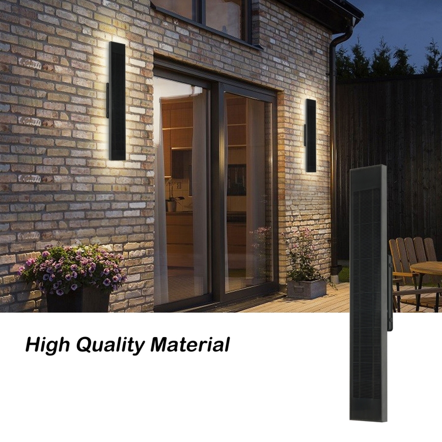 Brilagi - reguliuojamas LED saulės sieninis šviestuvas SUN LED/4W/3,7V 60 cm 4000 mAh IP44