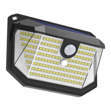 Brilagi - LED Saulės sieninis šviestuvas su judesio ir sutemų jutikliu WALLIE LED/4W/5,5V 1200 mAh 3000K IP65