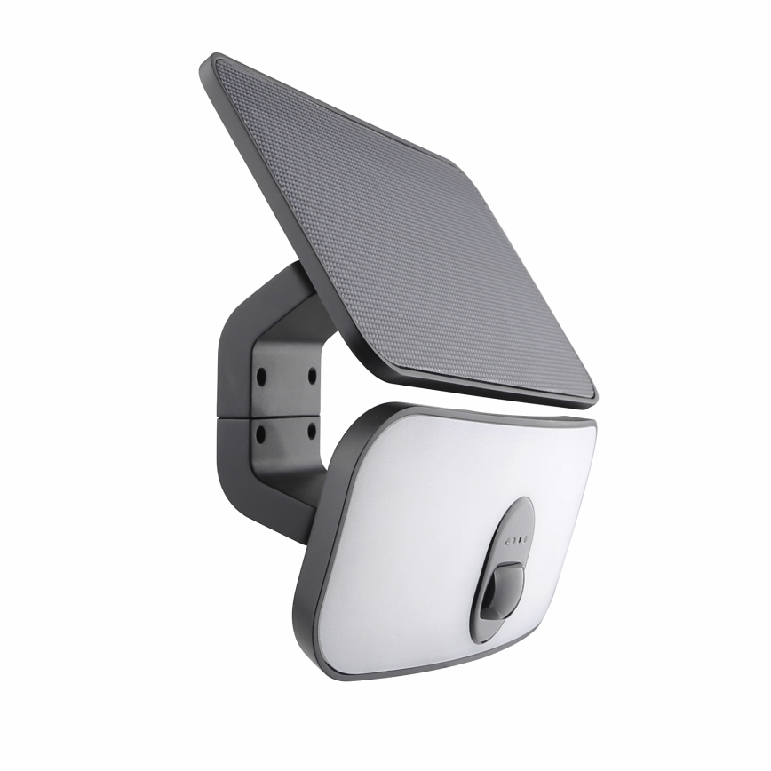 Brilagi - LED Saulės sieninis šviestuvas su judesio ir sutemų jutikliu ROOF LED/13W/5V 4000 mAh IP65