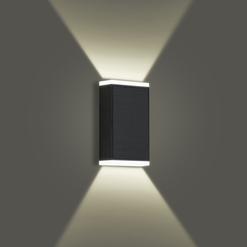 Brilagi - LED Saulės sieninis šviestuvas SUN GUARD LED/2W/3,7V 2000 mAh IP45