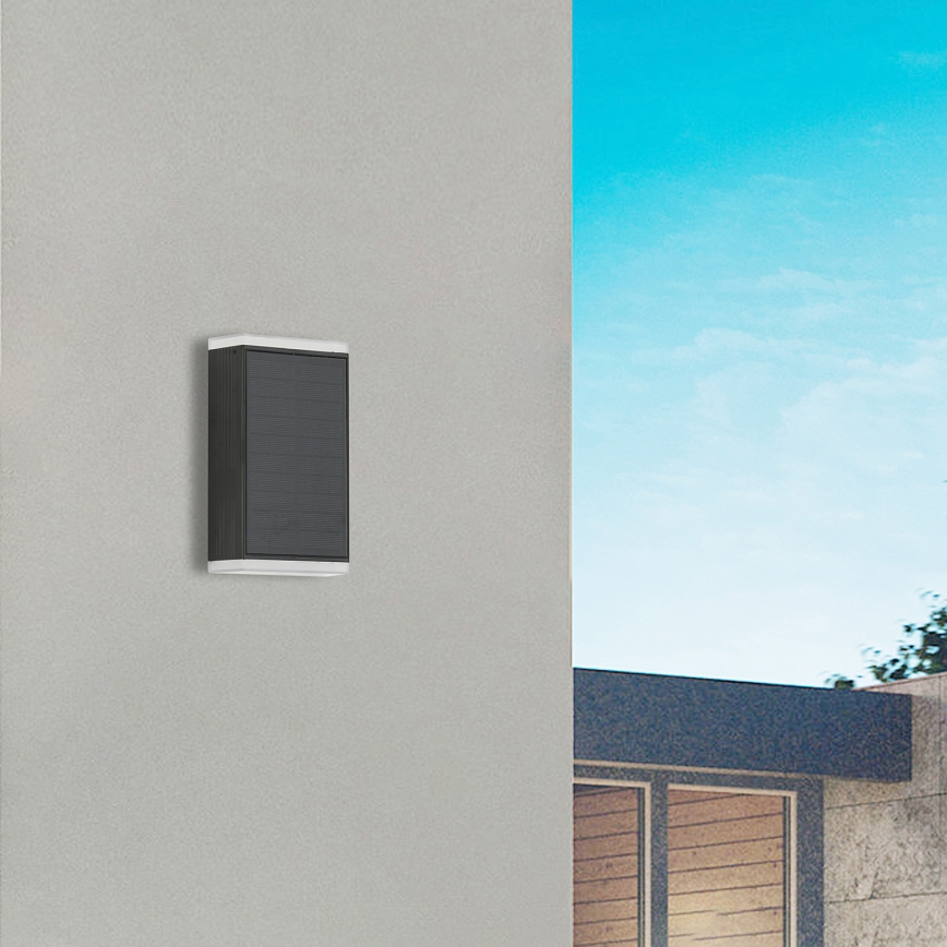 Brilagi - LED Saulės sieninis šviestuvas SUN GUARD LED/2W/3,7V 2000 mAh IP45