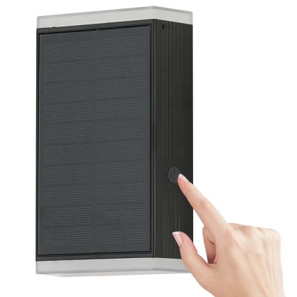 Brilagi - LED Saulės sieninis šviestuvas SUN GUARD LED/2W/3,7V 2000 mAh IP45