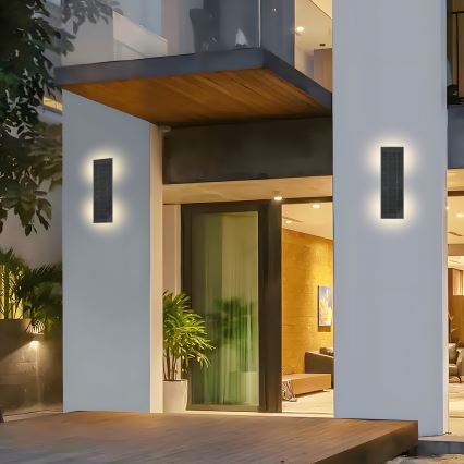 Brilagi - reguliuojamas saulės energija maitinamas LED sieninis lauko šviestuvas SUN, 2,5 W, 230 V, 30 cm, 2000 mAh, IP44