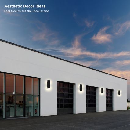 Brilagi - reguliuojamas saulės energija maitinamas LED sieninis lauko šviestuvas SUN, 2,5 W, 230 V, 30 cm, 2000 mAh, IP44