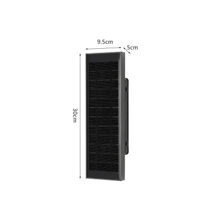 Brilagi - Dimeriuojamas LED saulės sieninis šviestuvas SUN LED/2,5W/3,7V 30 cm 2000 mAh IP44