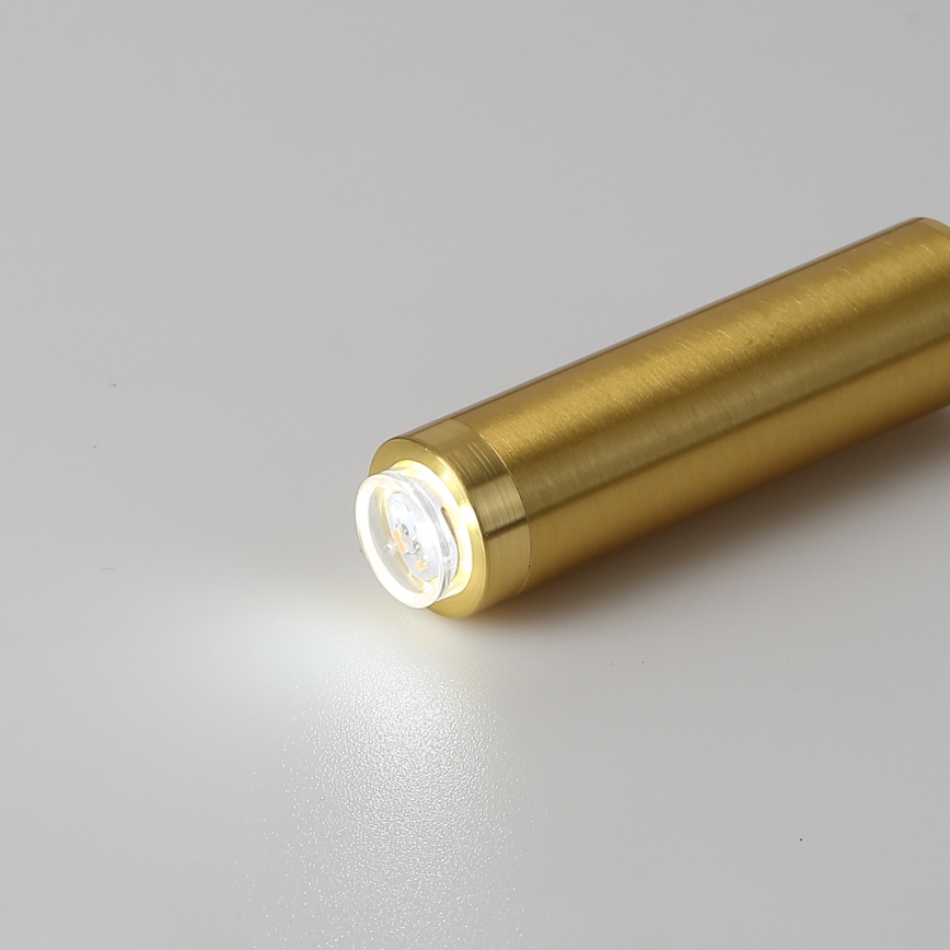 Brilagi - LED Sieninis akcentinis šviestuvas MAYA 1xG9/7W/230V juodas/aukso