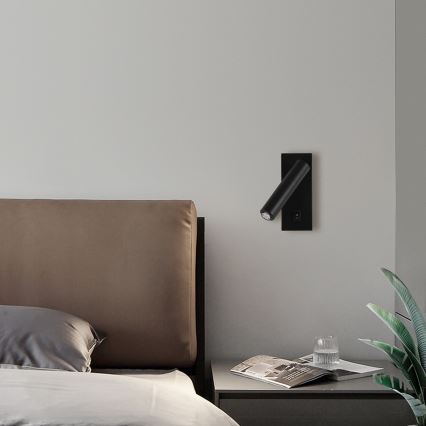 Brilagi - LED Sieninis akcentinis šviestuvas MAYA 1xG9/7W/230V juodas
