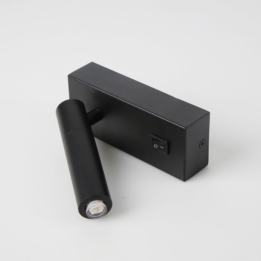 Brilagi - LED Sieninis akcentinis šviestuvas MAYA 1xG9/7W/230V juodas