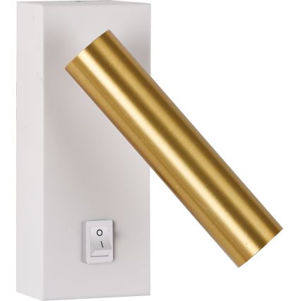 Brilagi - LED sieninis akcentinis šviestuvas MAYA LED/3W/230V 4000K balta/auksas