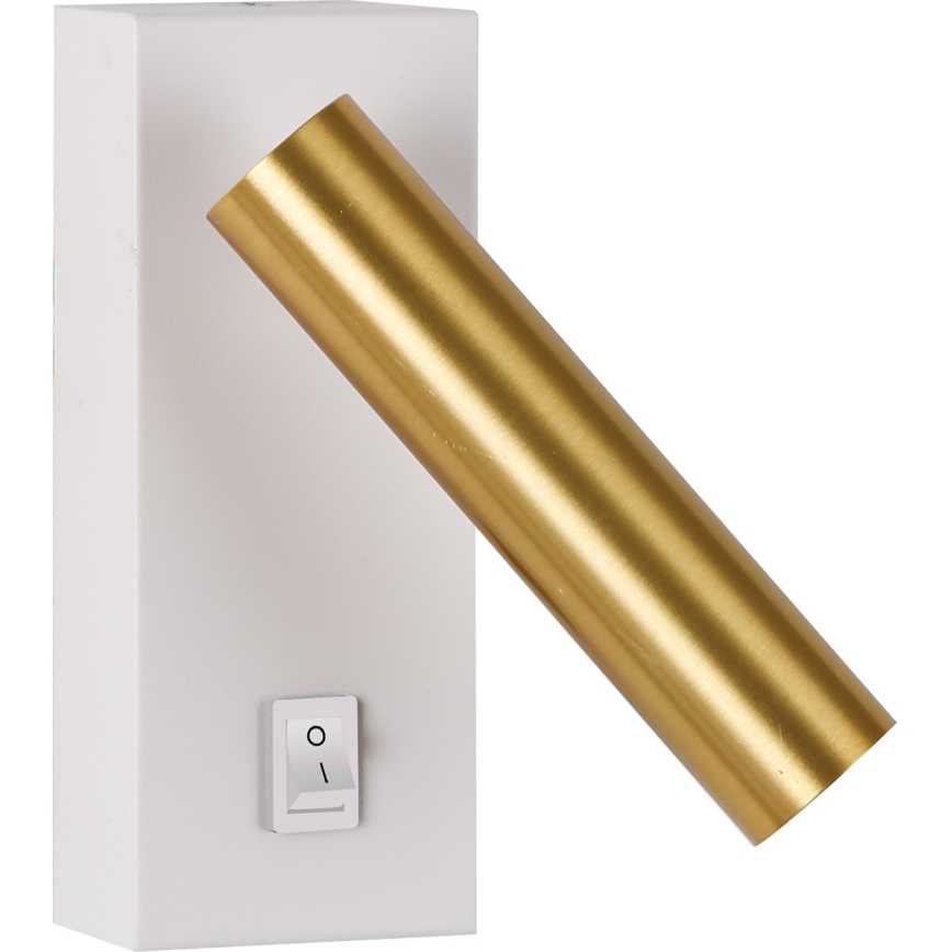 Brilagi - LED sieninis akcentinis šviestuvas MAYA LED/3W/230V 4000K balta/auksas