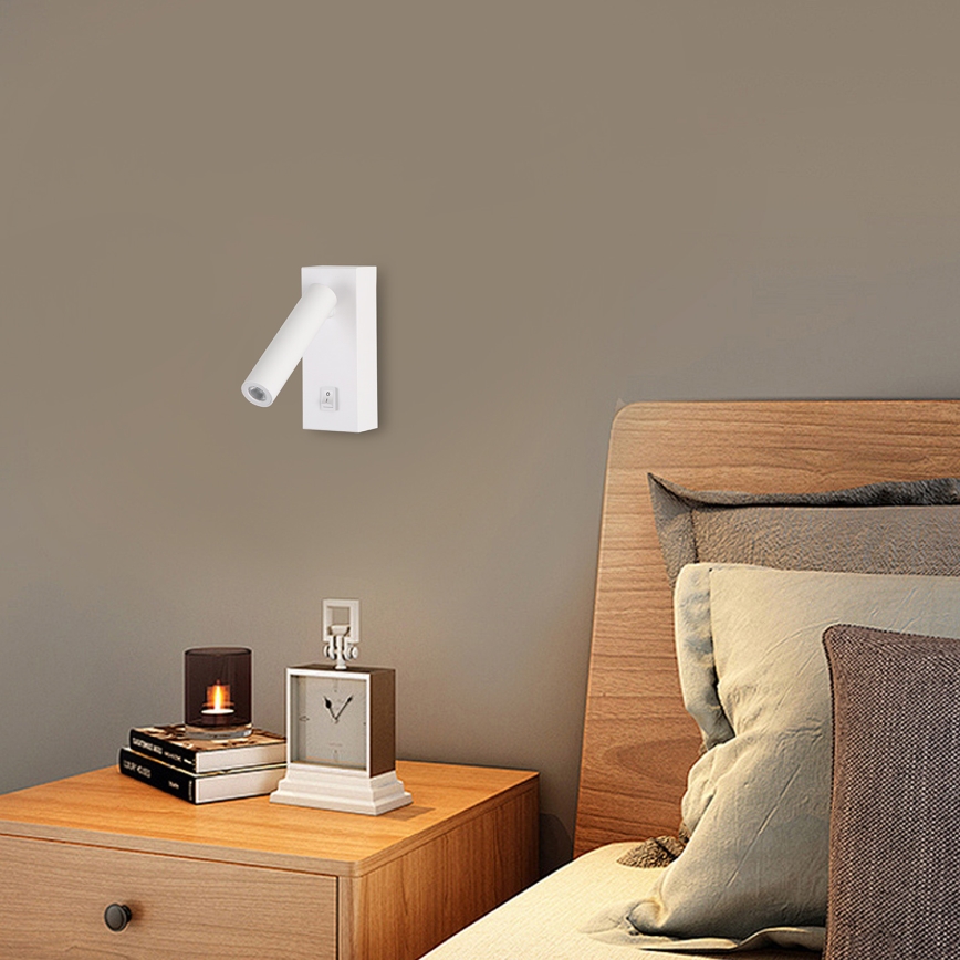 Brilagi - LED sieninis akcentinis šviestuvas MAYA LED/3W/230V 4000K balta