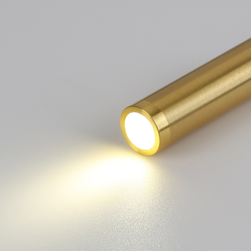 Brilagi - LED sieninis akcentinis šviestuvas MAYA LED/3W/230V 4000K juoda/auksas