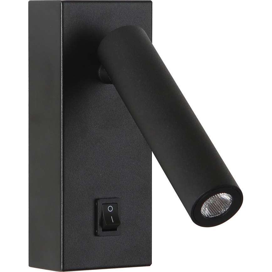 Brilagi - LED sieninis akcentinis šviestuvas MAYA LED/3W/230V 4000K juoda