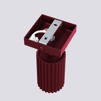 Brilagi - LED sieninis kryptinis šviestuvas CRESTO 1xGU10/10W/230V bordo