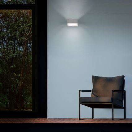 Brilagi - LED sieninis lauko šviestuvas BARI LED/7W/230V 3000/4000/6000K balta IP54