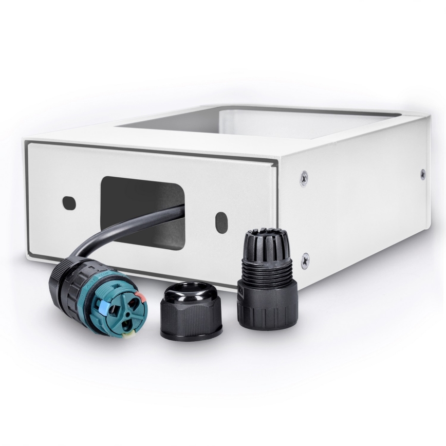 Brilagi - LED sieninis lauko šviestuvas BARI LED/7W/230V 3000/4000/6000K balta IP54