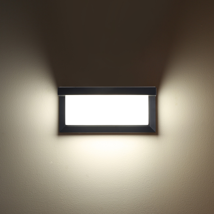 Brilagi - LED sieninis lauko šviestuvas BRICKY LED/12W/230V antracitas IP54