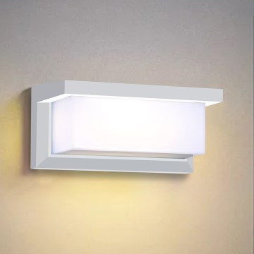 Brilagi - LED sieninis lauko šviestuvas BRICKY LED/12W/230V balta IP54