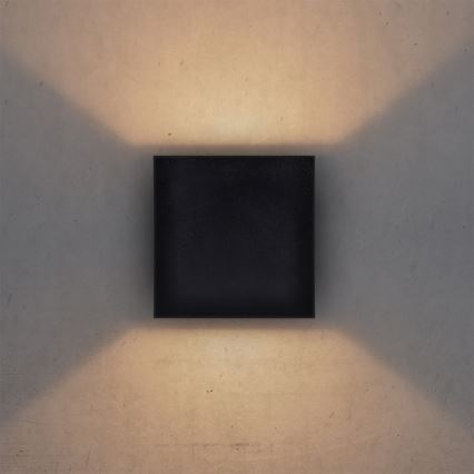 Brilagi - LED sieninis lauko šviestuvas CUBE LED/6W/230V IP54