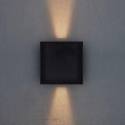 Brilagi - LED sieninis lauko šviestuvas CUBE LED/6W/230V IP54