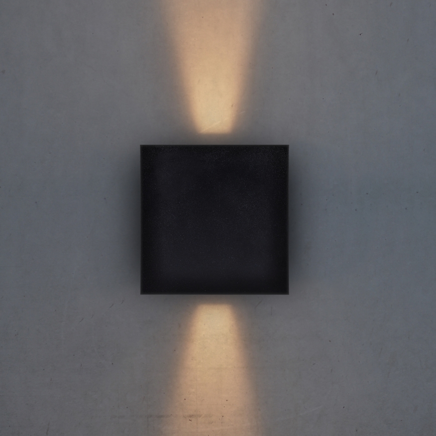 Brilagi - LED sieninis lauko šviestuvas CUBE LED/6W/230V IP54