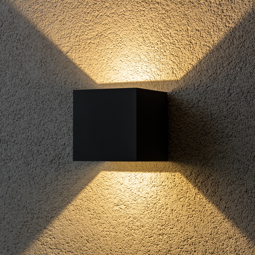 Brilagi - LED sieninis lauko šviestuvas CUBE LED/6W/230V IP54