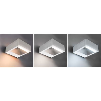 Brilagi - LED sieninis lauko šviestuvas RAGUSA LED/7W/230V 3000/4000/6000K balta IP54